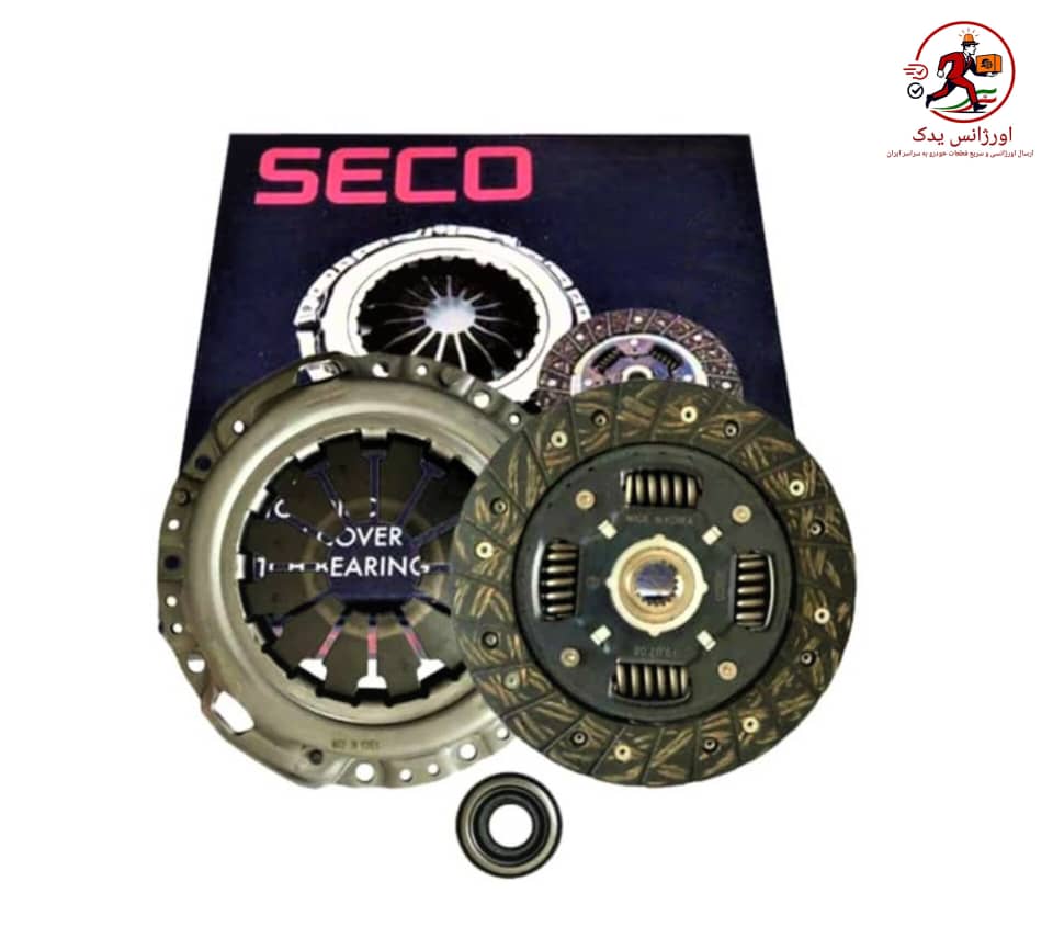 alt= کیت کلاچ پراید سکو SECO کره با لیبل هرینگتون