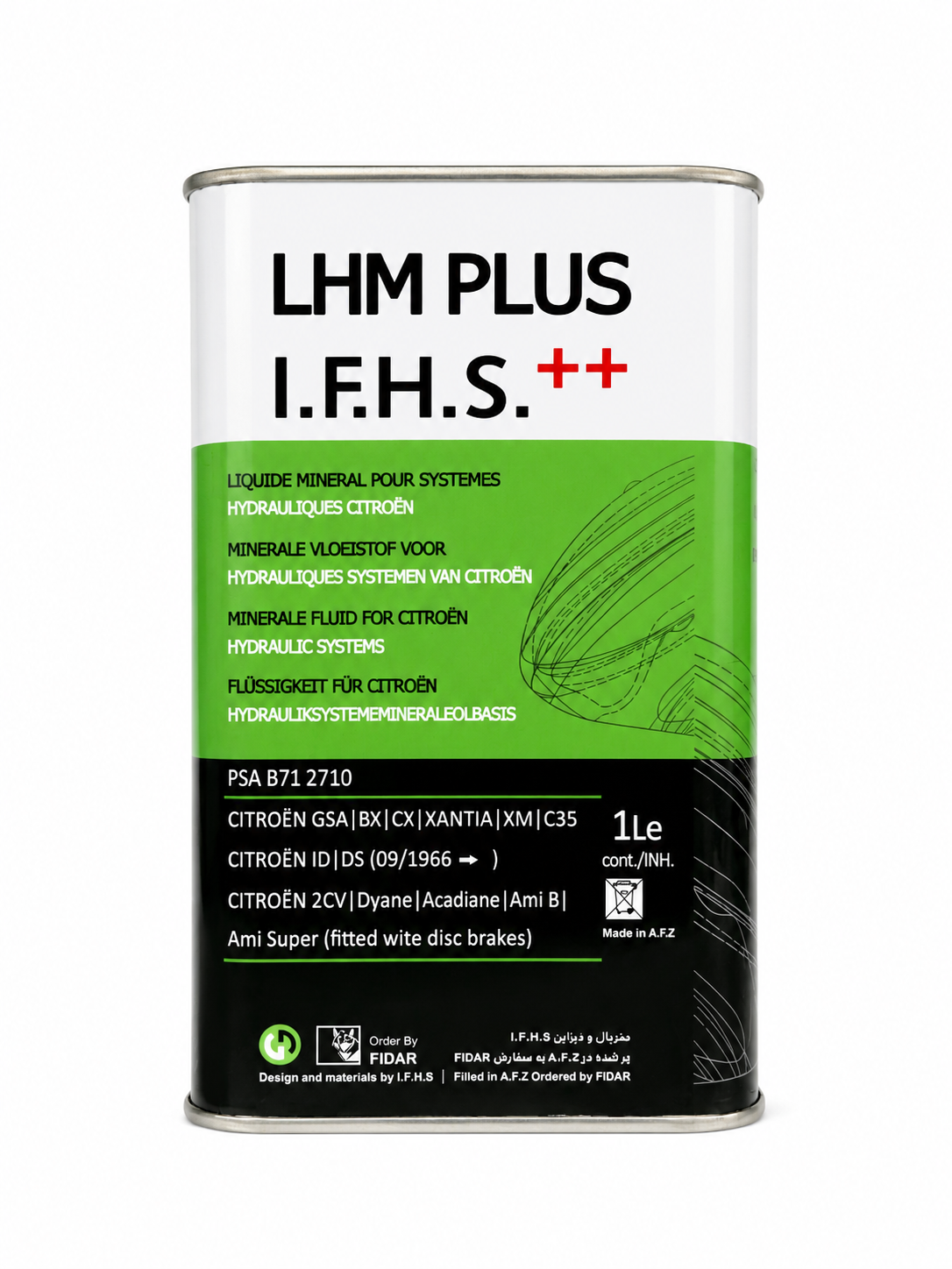 روغن هیدرولیک زانتیا | Lhm plus | همراه با برچسب اصالت