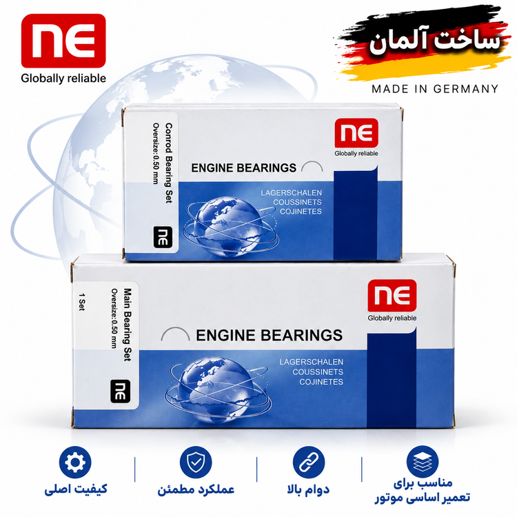 یاتاقان زانتیا 2000 | ثابت و متحرک | NE | سایز ۰.۵۰